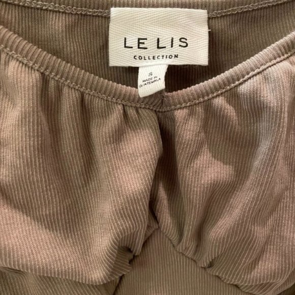 Le Lis Puff Sleeve Ruched Bodysuit - Picture 4 of 5